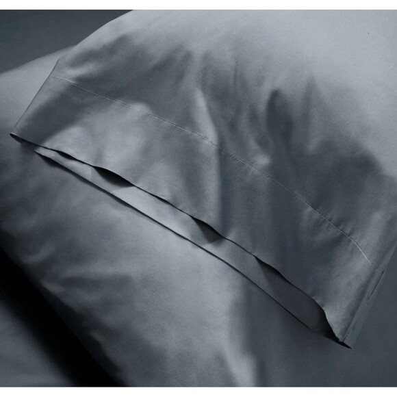 Queen 400 Thread Count Percale Sheet Set Mineral Blue - Casaluna NEW - Picture 4 of 8